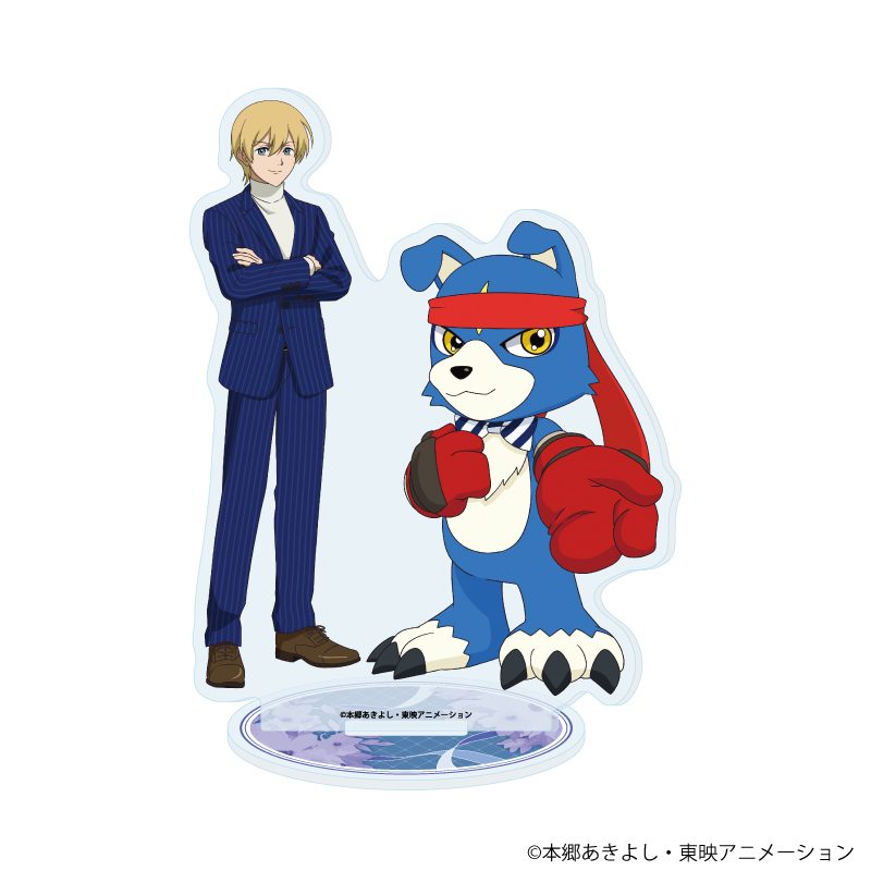 アクリルスタンド デジモンセイバーズ 02 トーマ・H・ノルシュタイン&ガオモン(描き下ろしイラスト) (Acrylic Stand "Digimon Savers" 02 Thomas H. Norstein & Gaomon (Original Illustration))