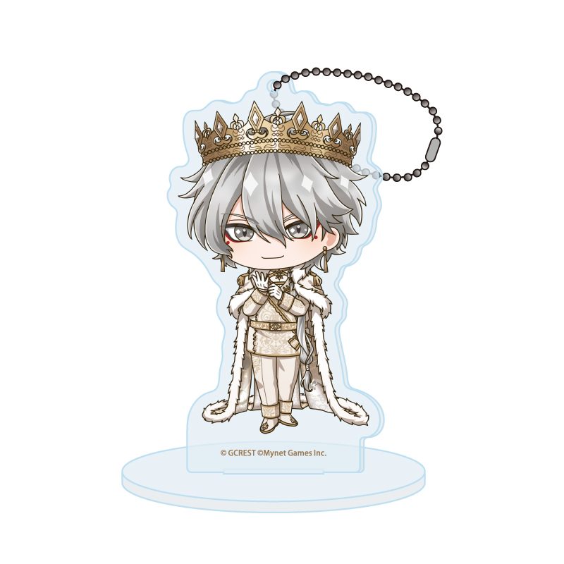 アクリルスタンドキーホルダー 夢王国と眠れる100人の王子様 120 シン(ミニキャライラスト) (Acrylic Stand Key Chain "100 Sleeping Princes and the Kingdom of Dreams" 120 Shin (Mini Character Illustration))