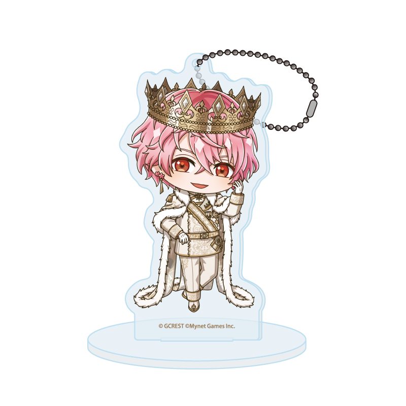 アクリルスタンドキーホルダー 夢王国と眠れる100人の王子様 123 ジェルバー(ミニキャライラスト) (Acrylic Stand Key Chain "100 Sleeping Princes and the Kingdom of Dreams" 123 Gerber (Mini Character Illustration))