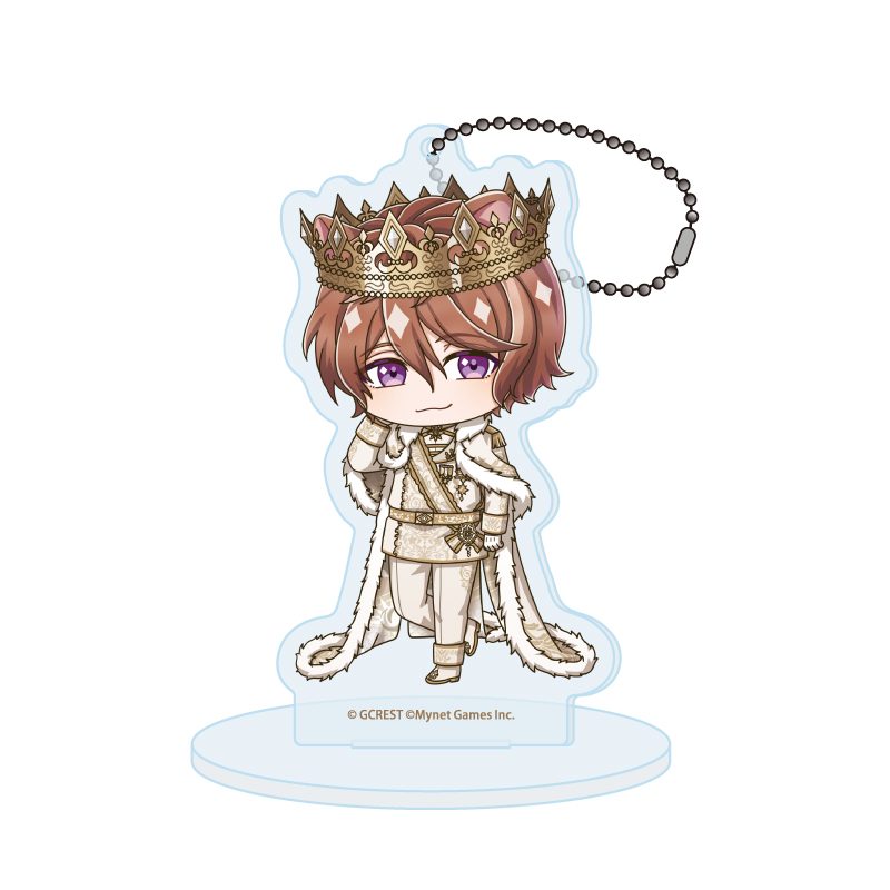 アクリルスタンドキーホルダー 夢王国と眠れる100人の王子様 127 ベウル(ミニキャライラスト) (Acrylic Stand Key Chain "100 Sleeping Princes and the Kingdom of Dreams" 127 Beul (Mini Character Illustration))