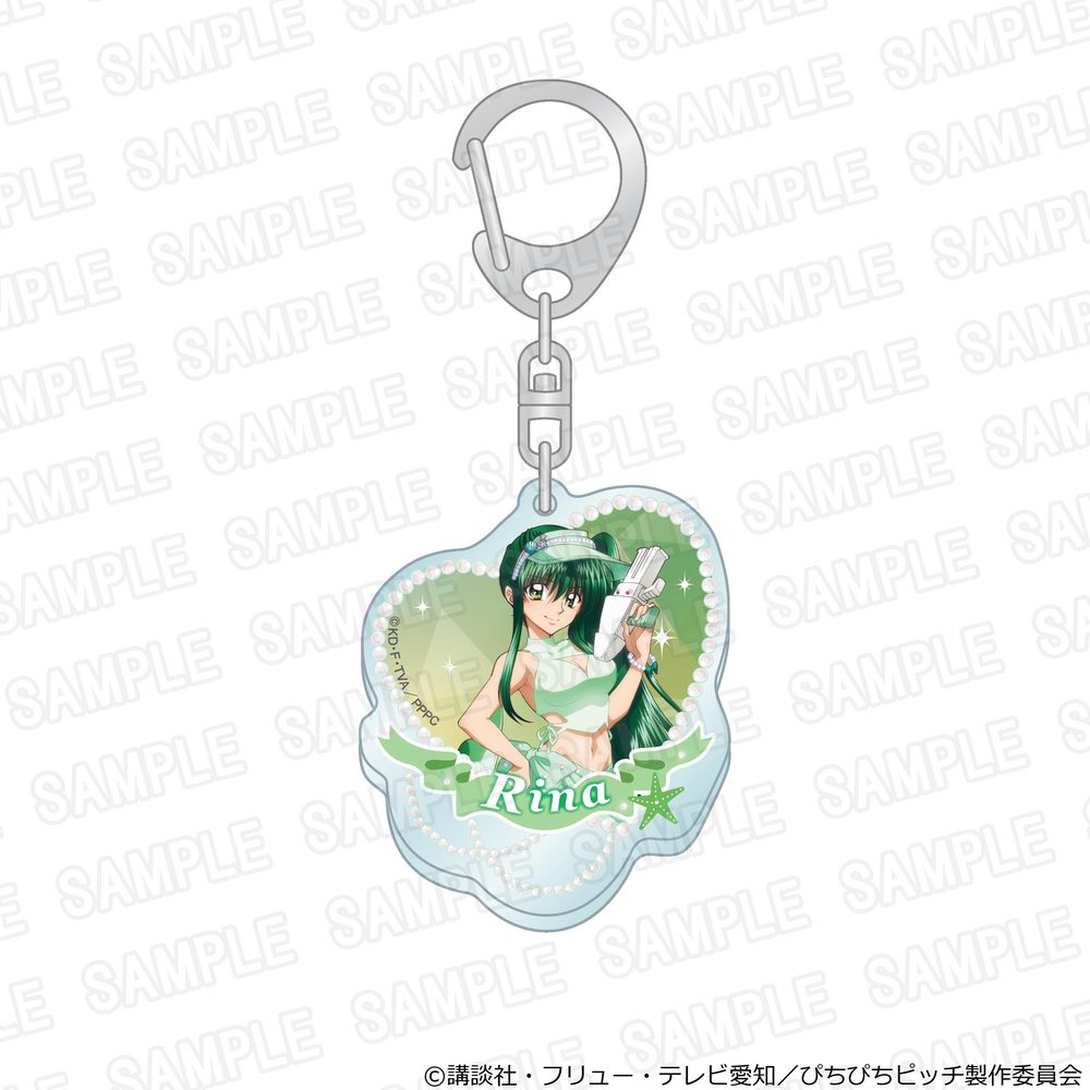 マーメイドメロディー ぴちぴちピッチ アクリルキーホルダー スプラッシュパーティーVer. リナ ("Mermaid Melody Pichi Pichi Pitch" Acrylic Key Chain Splash Party Ver. Rina)