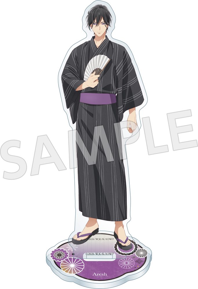 異世界の沙汰は社畜次第 アクリルスタンド いせしゃち納涼祭Ver. アレシュ・インドラーク ("Isekai Office Worker: The Other World's Books Depend on the Bean Counter" Acrylic Stand Iseshachi Nouryou Festival Ver. Aresh Indolark)