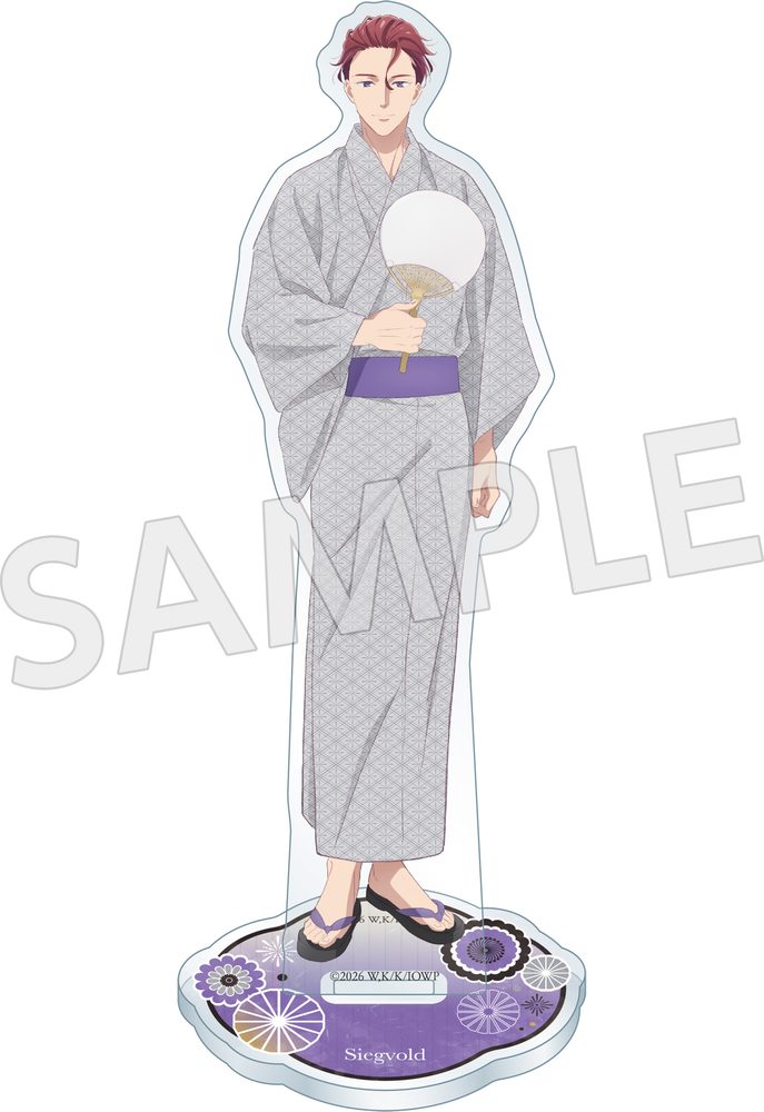 異世界の沙汰は社畜次第 アクリルスタンド いせしゃち納涼祭Ver. シーグヴォルド ("Isekai Office Worker: The Other World's Books Depend on the Bean Counter" Acrylic Stand Iseshachi Nouryou Festival Ver. Siegvold)