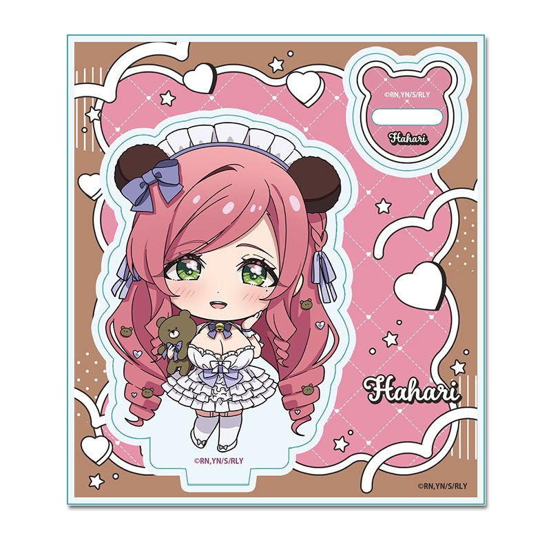 君のことが大大大大大好きな100人の彼女 ぷちちょこアクリルスタンド 花園羽々里 くまロリィタ ("The 100 Girlfriends Who Really, Really, Really, Really, Really Love You" Puchichoko Acrylic Stand Hanazono Hahari Bear Lolita)