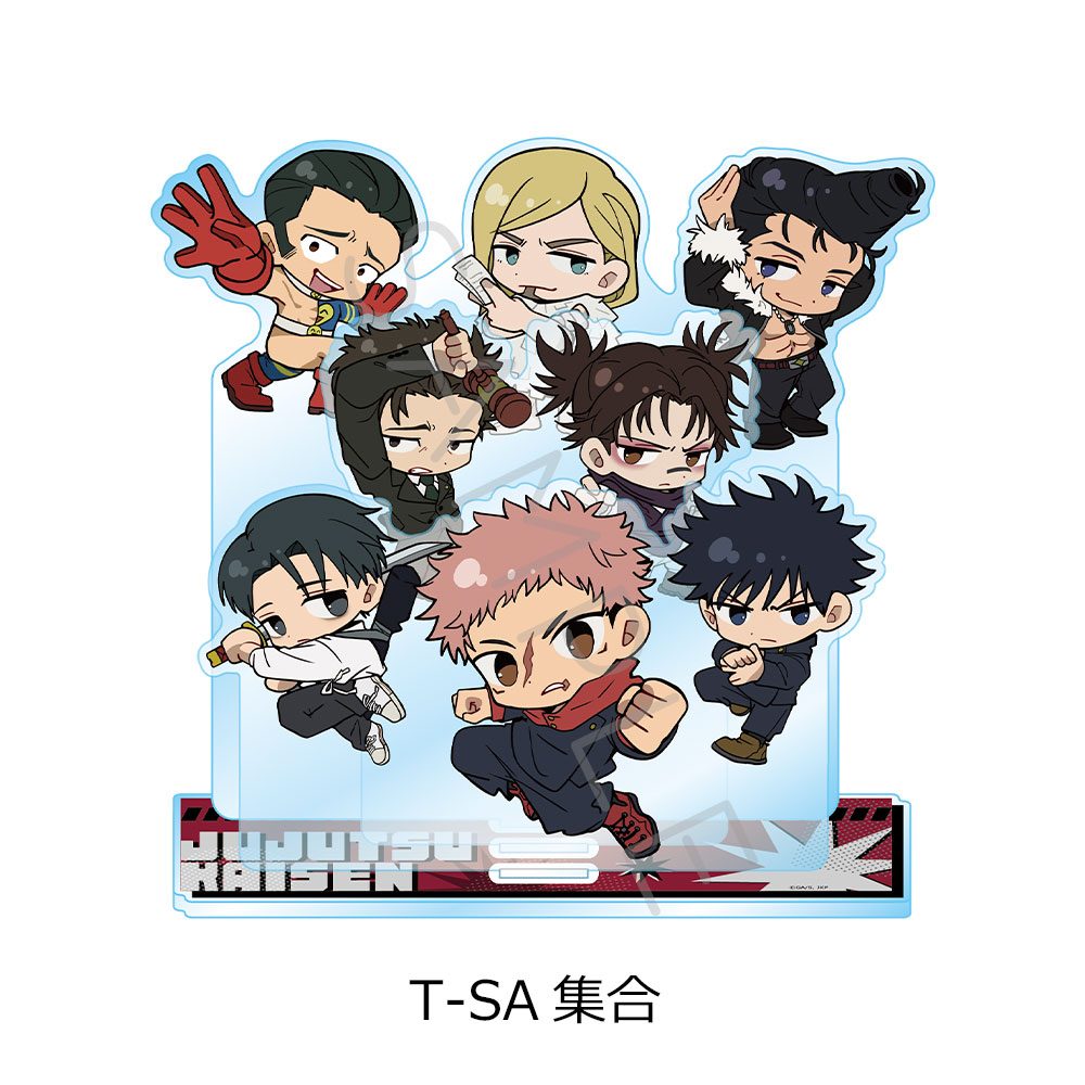 呪術廻戦 第3期 死滅回游 第4弾 ビッグアクリルスタンド T-SA 集合 ("Jujutsu Kaisen" Season 3 Culling Game Vol. 4 Big Acrylic Stand T-SA Group)