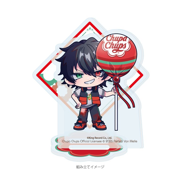 アクリルスタンドプレート ヒプノシスマイク -Division Rap Battle-×チュッパチャプス 01 山田一郎(ミニキャライラスト) (Acrylic Stand Plate "Hypnosismic -Division Rap Battle-" x Chupa Chups 01 Yamada Ichiro (Mini Character Illustration))
