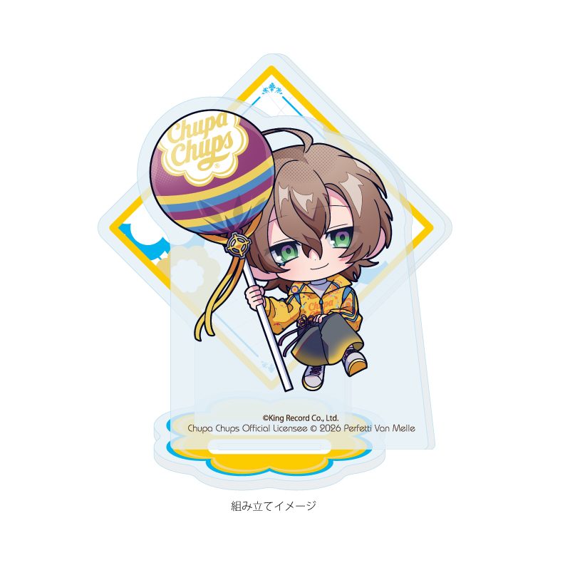 アクリルスタンドプレート ヒプノシスマイク -Division Rap Battle-×チュッパチャプス 08 夢野幻太郎(ミニキャライラスト) (Acrylic Stand Plate "Hypnosismic -Division Rap Battle-" x Chupa Chups 08 Yumeno Gentaro (Mini Character Illustration))