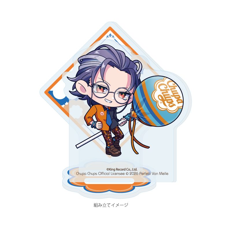 アクリルスタンドプレート ヒプノシスマイク -Division Rap Battle-×チュッパチャプス 14 躑躅森盧笙(ミニキャライラスト) (Acrylic Stand Plate "Hypnosismic -Division Rap Battle-" x Chupa Chups 14 Tsutsujimori Rosho (Mini Character Illustration))