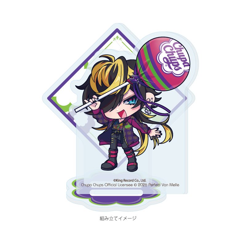 アクリルスタンドプレート ヒプノシスマイク -Division Rap Battle-×チュッパチャプス 17 四十物十四(ミニキャライラスト) (Acrylic Stand Plate "Hypnosismic -Division Rap Battle-" x Chupa Chups 17 Aimono Jyushi (Mini Character Illustration))