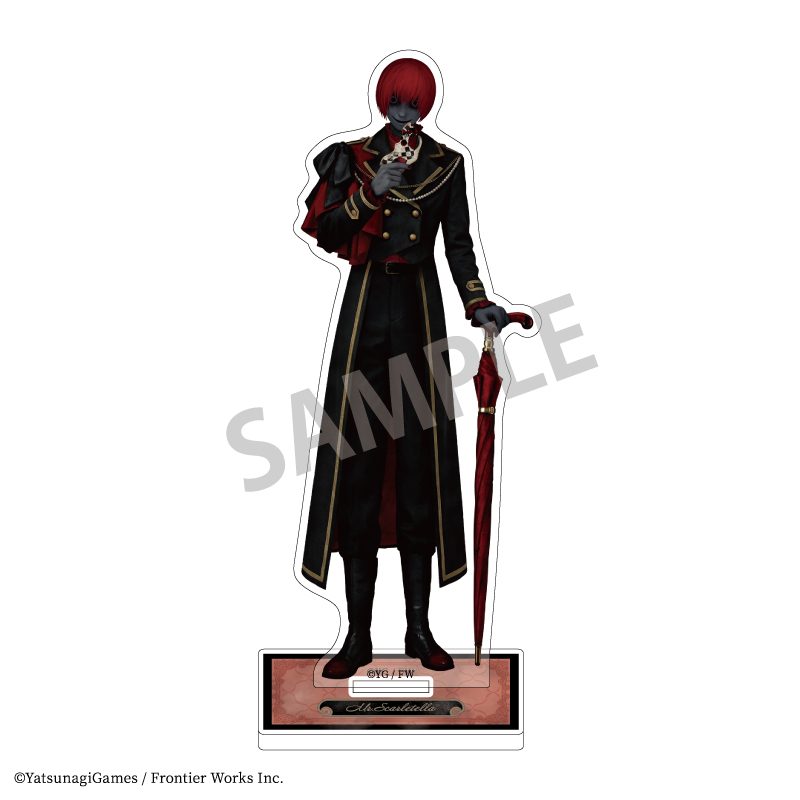 文字化化 アクリルスタンド 赤い傘の男 貴族パーティー ("Homicipher" Acrylic Stand Mr. Scarletella Noble Party)