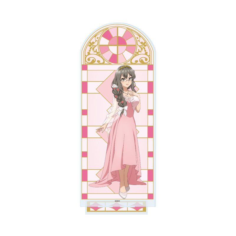 BIGアクリルスタンド 青春ブタ野郎シリーズ 07 双葉理央 フラワードレスVer.(描き下ろしイラスト) (Big Acrylic Stand "Rascal Does Not Dream" Series 07 Futaba Rio Flower Dress Ver. (Original Illustration))
