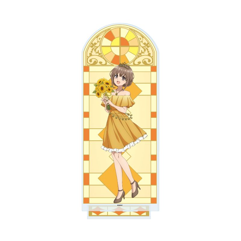 BIGアクリルスタンド 青春ブタ野郎シリーズ 08 梓川花楓 フラワードレスVer.(描き下ろしイラスト) (Big Acrylic Stand "Rascal Does Not Dream" Series 08 Azusagawa Kaede Flower Dress Ver. (Original Illustration))