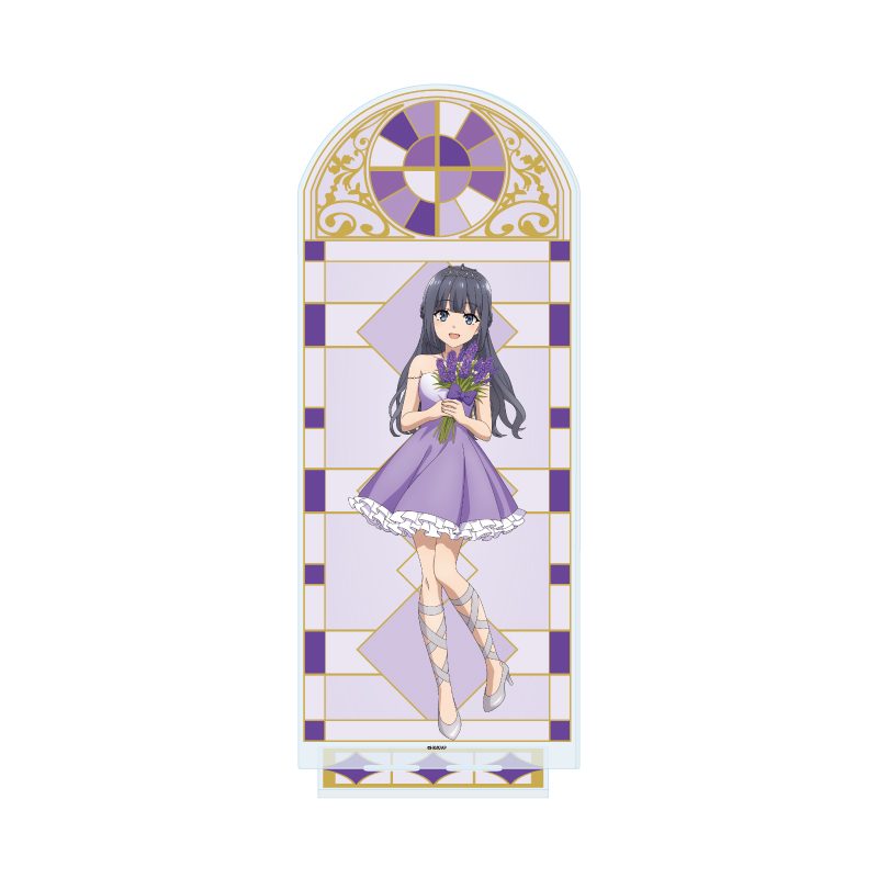 BIGアクリルスタンド 青春ブタ野郎シリーズ 09 牧之原翔子 フラワードレスVer.(描き下ろしイラスト) (Big Acrylic Stand "Rascal Does Not Dream" Series 09 Makinohara Shoko Flower Dress Ver. (Original Illustration))