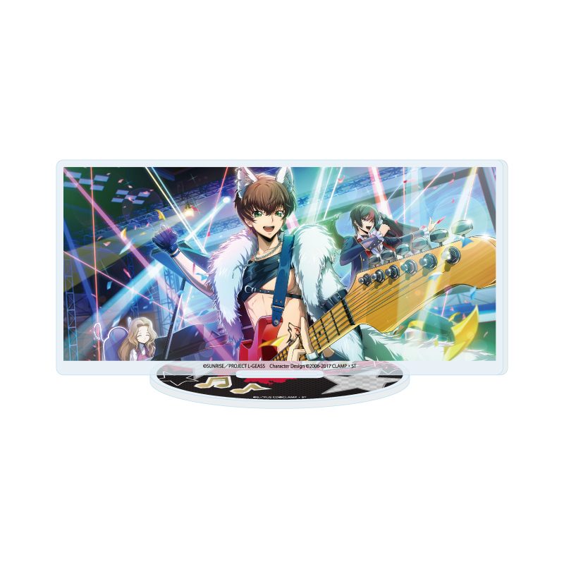 アクリルスタンド コードギアス 反逆のルルーシュ ロストストーリーズ 20 ヒロイック・ギター(公式イラスト) (Acrylic Stand "Code Geass Lelouch of the Rebellion Lost Stories" 20 Heroic Guitar (Official Illustration))