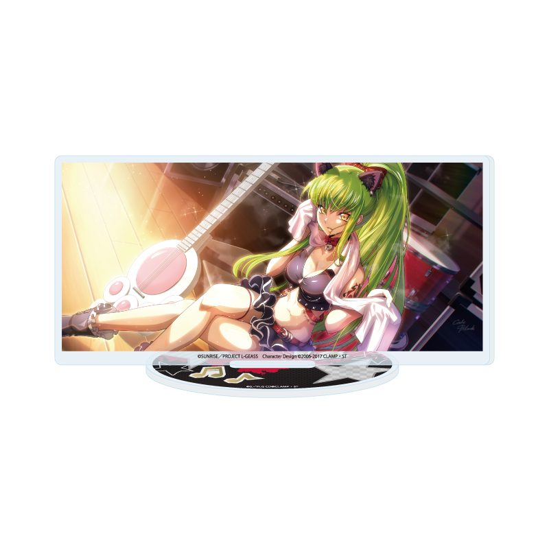 アクリルスタンド コードギアス 反逆のルルーシュ ロストストーリーズ 21 ミステリアス・ギター(公式イラスト) (Acrylic Stand "Code Geass Lelouch of the Rebellion Lost Stories" 21 Mysterious Guitar (Official Illustration))