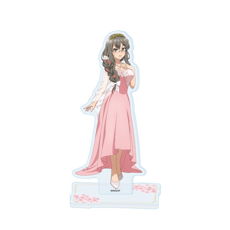 アクリルスタンド青春ブタ野郎シリーズ 09 双葉理央 フラワードレスVer.(描き下ろしイラスト) (Acrylic Stand "Rascal Does Not Dream" Series 09 Futaba Rio Flower Dress Ver. (Original Illustration))