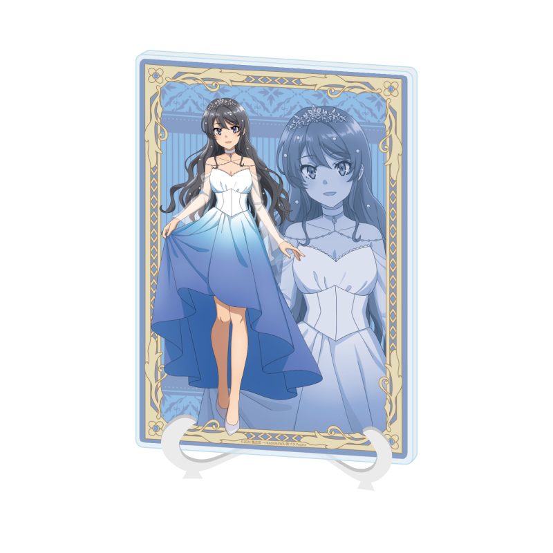 アクリルアートボード A5サイズ 青春ブタ野郎シリーズ 06 桜島麻衣 フラワードレスVer.(描き下ろしイラスト) (Acrylic Art Board A5 Size "Rascal Does Not Dream" Series 06 Sakurajima Mai Flower Dress Ver. (Original Illustration))