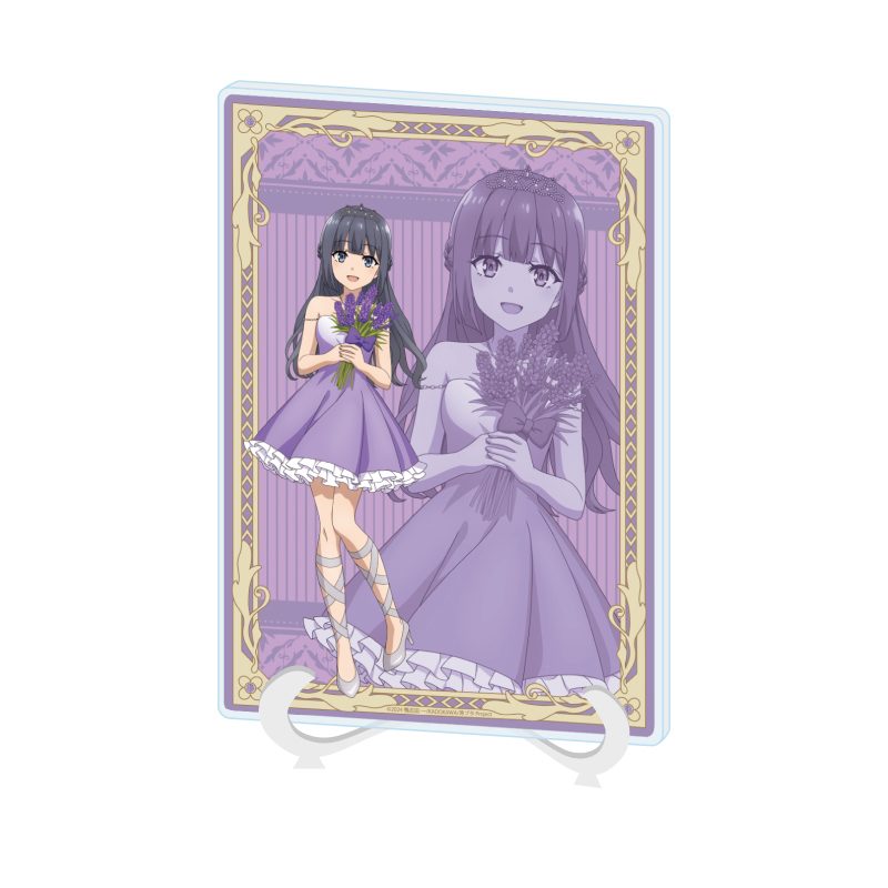 アクリルアートボード A5サイズ 青春ブタ野郎シリーズ 09 牧之原翔子 フラワードレスVer.(描き下ろしイラスト) (Acrylic Art Board A5 Size "Rascal Does Not Dream" Series 09 Makinohara Shoko Flower Dress Ver. (Original Illustration))