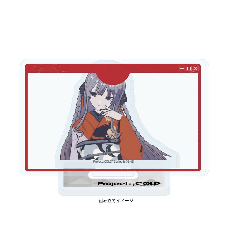 アクリルスタンドプレート Project:;COLD シリーズ 01 風張美聡(公式イラスト) (Acrylic Stand Plate "Project:;COLD" Series 01 Kazahari Misato (Official Illustration))