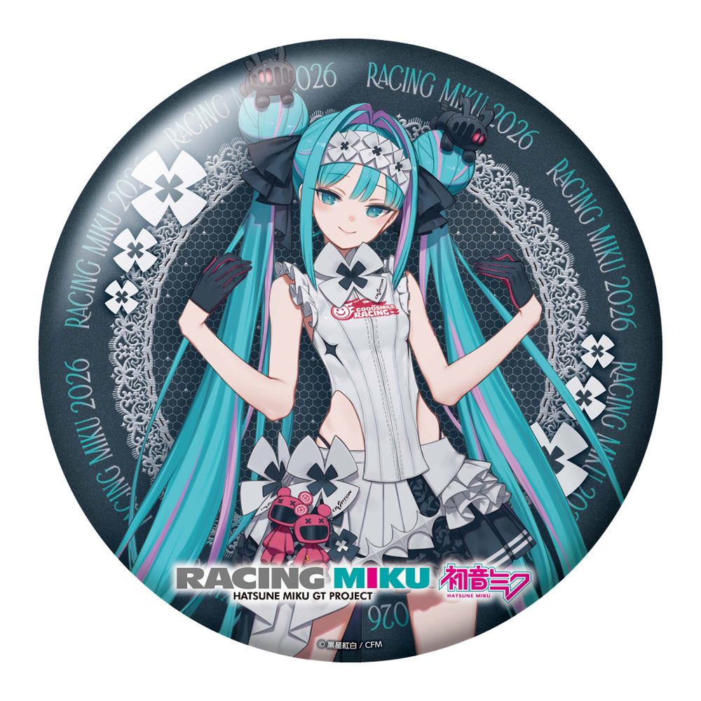 レーシングミク 2026 カフェVer. BIG缶バッジ (Racing Miku 2026 Cafe Ver. Big Can Badge)