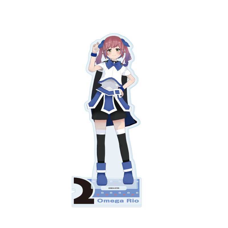 アクリルスタンド おめがシスターズ 02 おめがリオ(公式イラスト) (Acrylic Stand Omega Sisters 02 Omega Rio (Official Illustration))
