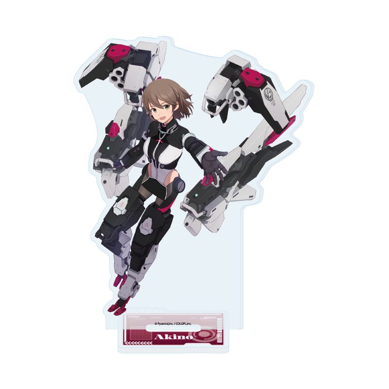 アクリルスタンド アリス・ギア・アイギス 125 尾長晶乃(描き下ろしイラスト) (Acrylic Stand "Alice Gear Aegis" 125 Onaga Akino (Original Illustration))