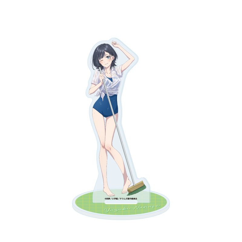 アクリルスタンド 千歳くんはラムネ瓶のなか 14 七瀬悠月 プール開きVer.(描き下ろしイラスト) (Acrylic Stand "Chitose Is in the Ramune Bottle" 14 Nanase Yuzuki Pool Opening Ver. (Original Illustration))