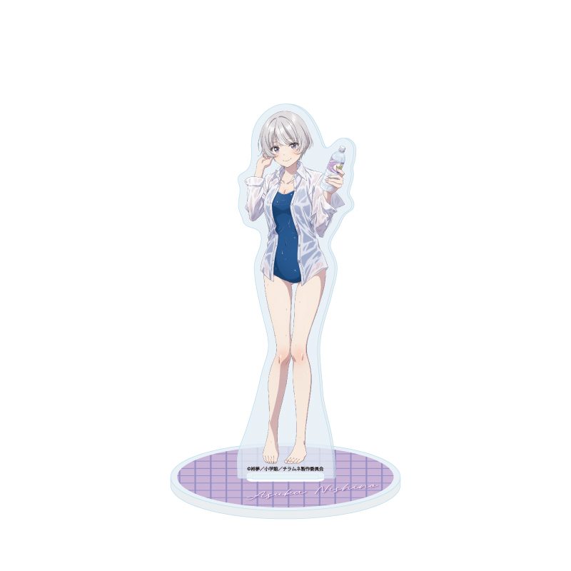 アクリルスタンド 千歳くんはラムネ瓶のなか 16 西野明日風 プール開きVer.(描き下ろしイラスト) (Acrylic Stand "Chitose Is in the Ramune Bottle" 16 Nishino Asuka Pool Opening Ver. (Original Illustration))