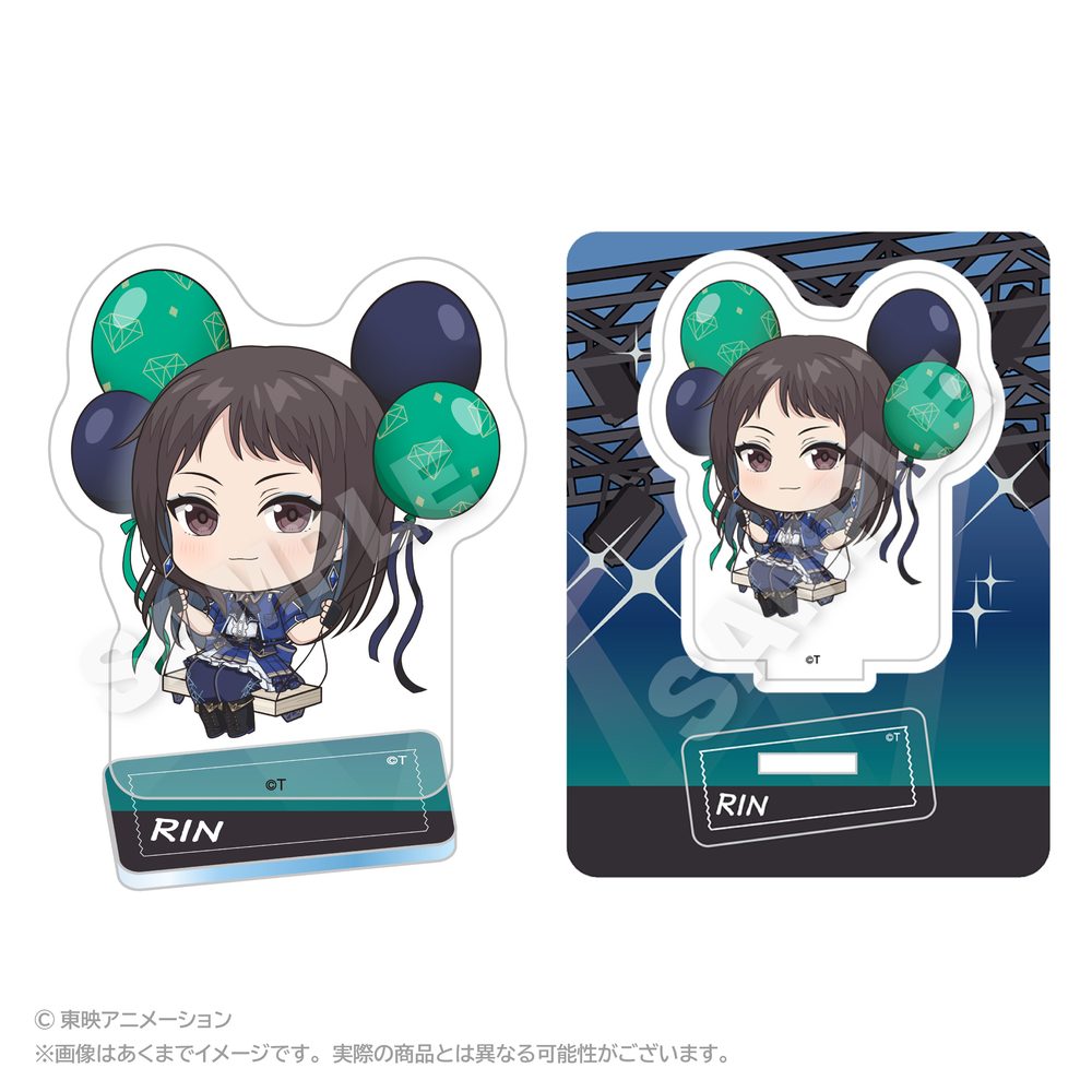 ガールズバンドクライ ばるんこアクリルマスコット リン ("Girls Band Cry" Balunko Acrylic Mascot Rin)