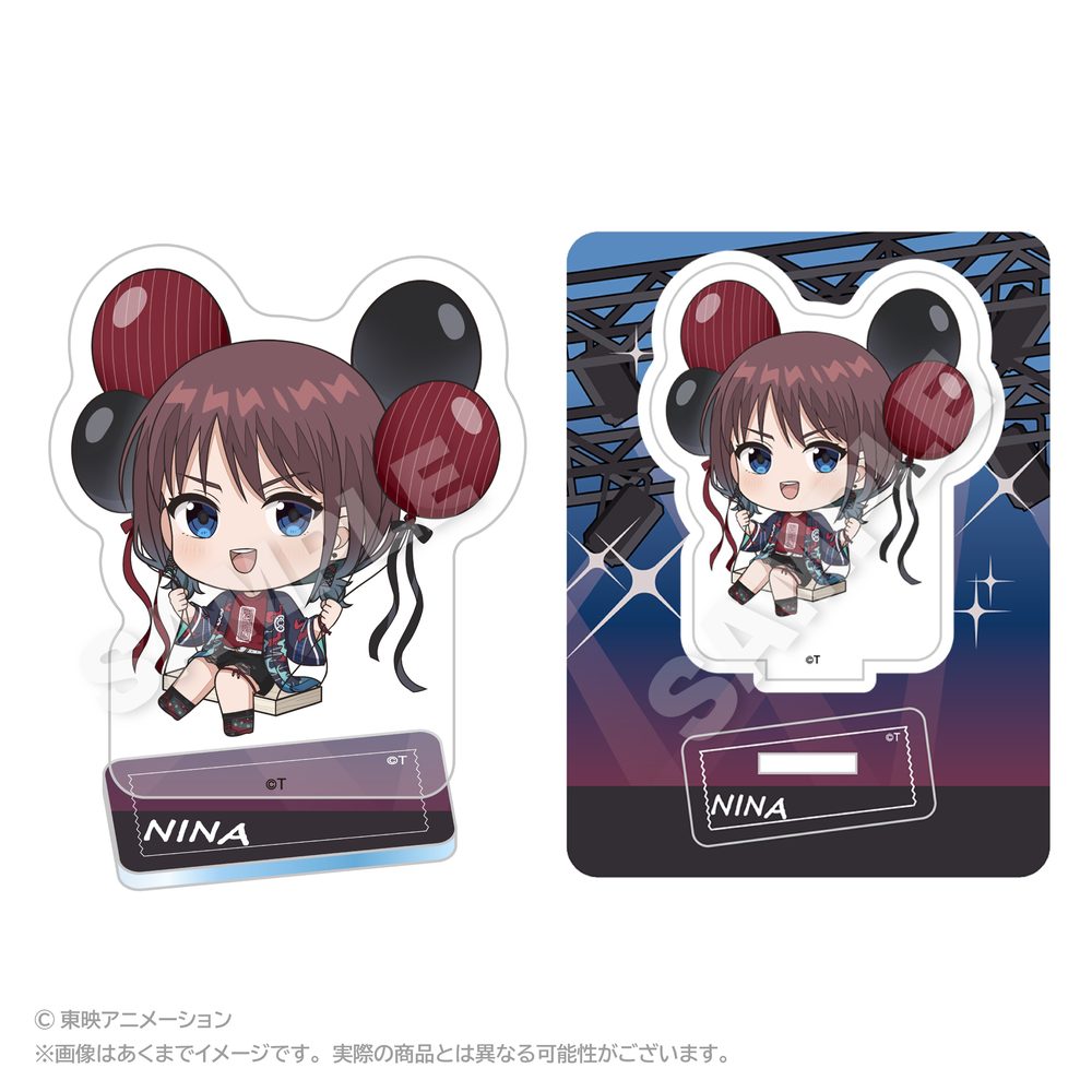 ガールズバンドクライ ばるんこアクリルマスコット 井芹仁菜 ("Girls Band Cry" Balunko Acrylic Mascot Iseri Nina)