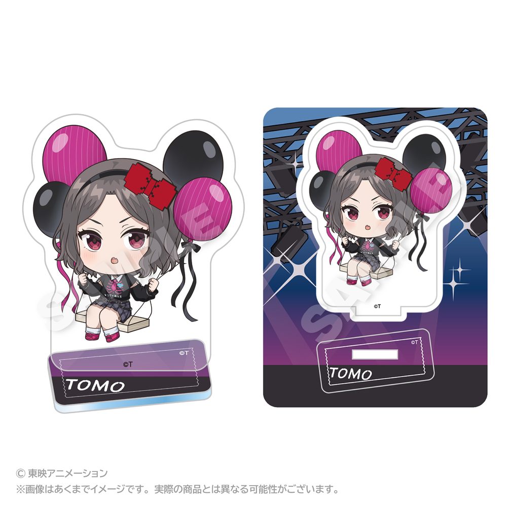 ガールズバンドクライ ばるんこアクリルマスコット 海老塚智 ("Girls Band Cry" Balunko Acrylic Mascot Ebizuka Tomo)