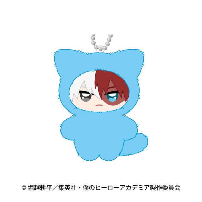 僕のヒーローアカデミア ちみけもますこっと 7 轟焦凍 ("My Hero Academia" Chimikemo Mascot 7 Todoroki Shoto)