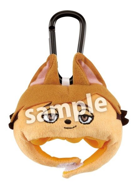 ハイキュー!! かぶりんこキーホルダー ツムキツネ ("Haikyu!!" Kaburinko Key Chain Atsumu Fox)