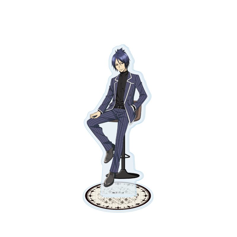 アクリルスタンド 家庭教師ヒットマンREBORN! 135 六道骸 セットアップスーツVer.(描き下ろしイラスト) (Acrylic Stand "Reborn!" 135 Rokudo Mukuro Two-piece Set Suits Ver. (Original Illustration))