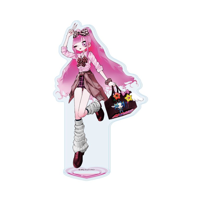 アクリルスタンド 魔法少女ピンクブルー 08 ピンク ギャルVer.(描き下ろしイラスト) (Acrylic Stand "Magical Girl Pink blue" 08 Pink Gal Ver. (Original Illustration))