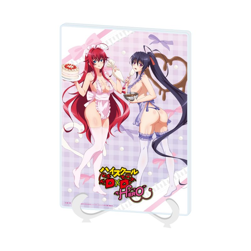 アクリルアートボード A5サイズ ハイスクールD×D HERO 01 リアス・グレモリー&姫島朱乃 エプロンありVer.(描き下ろしイラスト) (Acrylic Art Board A5 Size "High School DxD Hero" 01 Rias Gremory & Himejima Akeno Apron Ver. (Original Illustration))