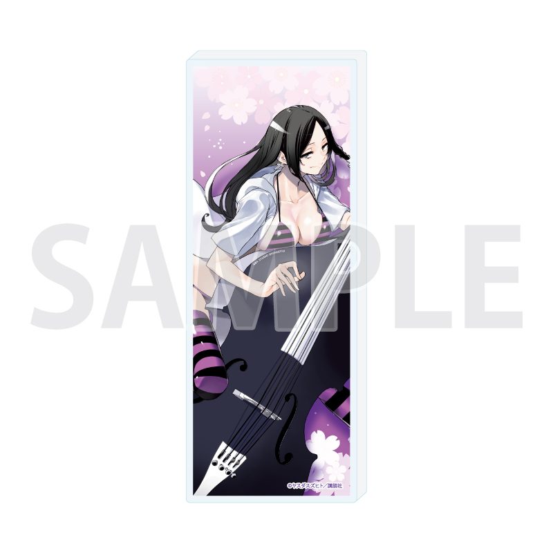 ミニアクリルブロック 夜桜四重奏 -ヨザクラカルテット- 04 パターンd(公式イラスト) (Mini Acrylic Block "Yozakura Quartet" 04 Pattern D (Official Illustration))