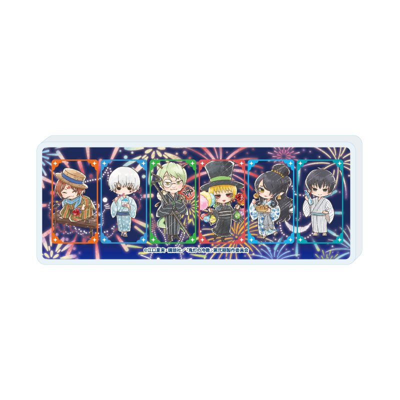ミニアクリルブロック 鬼灯の冷徹 04 花火大会 BVer.(グラフアートイラスト) (Mini Acrylic Block "Hozuki's Coolheadedness" 04 Fireworks Festival B Ver. (Graff Art Illustration))