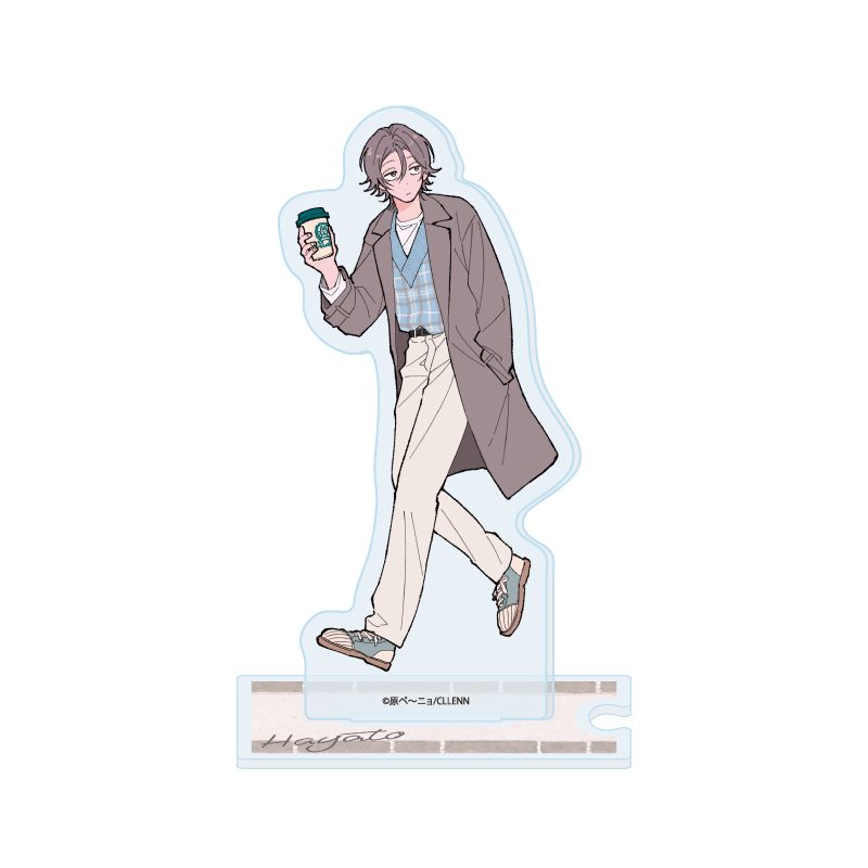 つながるアクリルスタンド キスはしたけど友達だよな!? 01 雨宮隼人(公式イラスト) (Tsunagaru Acrylic Stand "We Kissed, but We're Still Just Friends, Right!?" 01 Amemiya Hayato (Official Illustration))