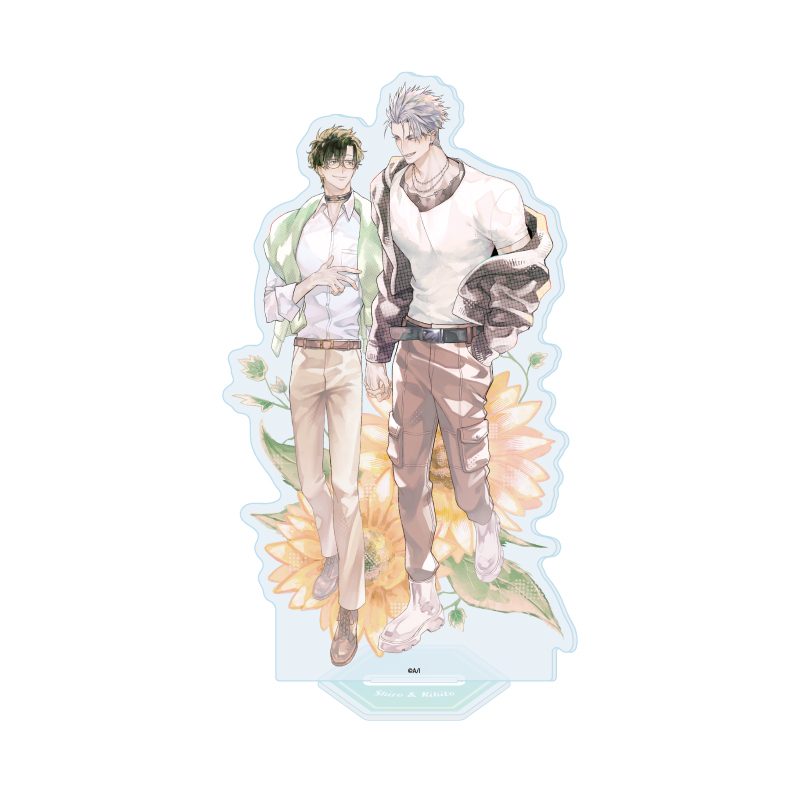 アクリルスタンド 愛だ、恋だの処方箋 01 佐藤志郎&桐矢凛人(描き下ろしイラスト) (Acrylic Stand "Aida, Koida no Shohousen" 01 Sato Shiro & Kiriya Rihito (Original Illustration))