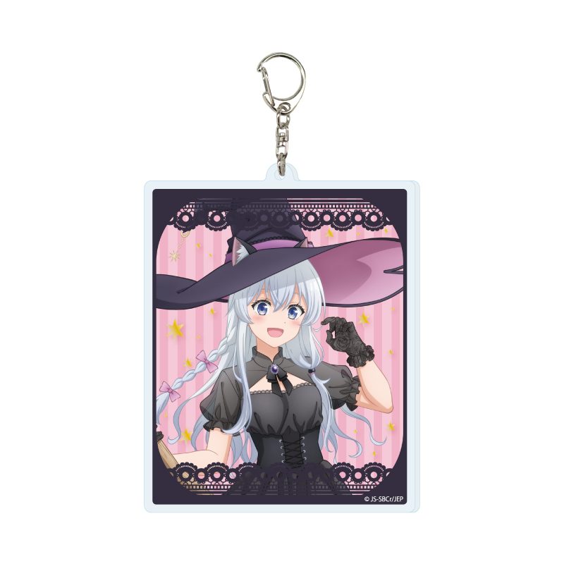 デカアクリルキーホルダー 魔女の旅々 01 イレイナ Aデザイン(描き下ろしイラスト) (Deka Acrylic Key Chain "Wandering Witch: The Journey Of Elaina" 01 Elaina A Design (Original Illustration))