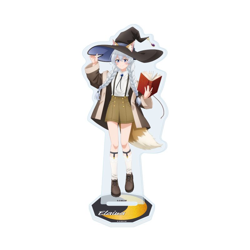 アクリルスタンド 魔女の旅々 05 イレイナ Bデザイン(描き下ろしイラスト) (Acrylic Stand "Wandering Witch: The Journey Of Elaina" 05 Elaina B Design (Original Illustration))