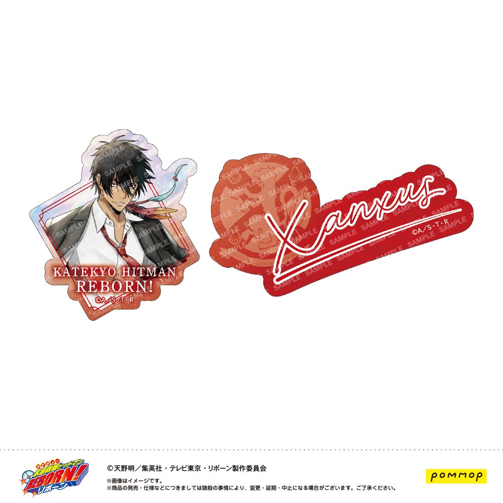 家庭教師ヒットマンREBORN! ダイカットシールセット -風- E XANXUS(10年後) ("Reborn!" Die-cut Sticker Set -Wind- E XANXUS (10 Years Later))