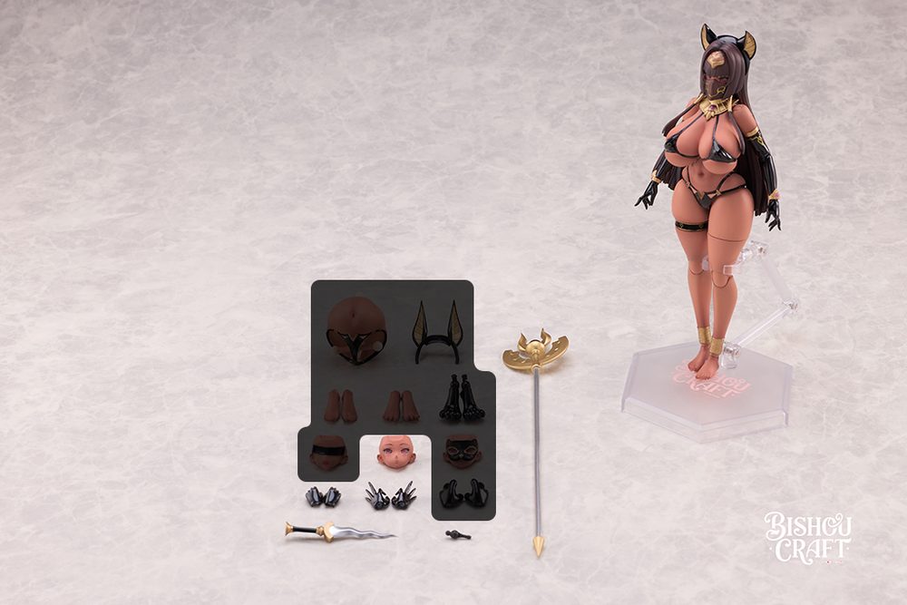 BISHOUCRAFT 異世界絵巻 エジプトの女神 1/12スケール可動フィギュア (BISHOUCRAFT FANTASY SCROLLS: EGYPTIAN GODDESSES 1/12 SCALE ACTION FIGURE)