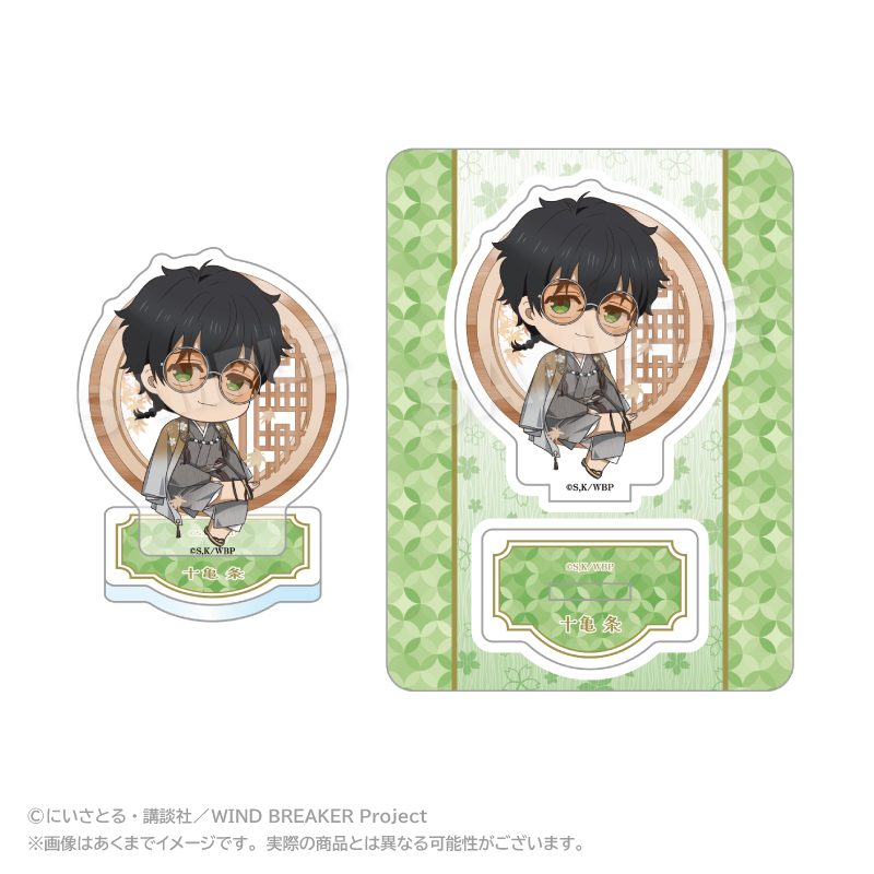 WIND BREAKER ミニキャラアクリルマスコット 丸窓Ver. 十亀条 ("Wind Breaker" Mini Character Acrylic Mascot Round Window Ver. Togame Jo)