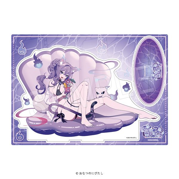 おなつのにびたし BIGアクリルスタンド ナイトプールVer. (Onatsu no Nibitashi Big Acrylic Stand Night Pool Ver.)