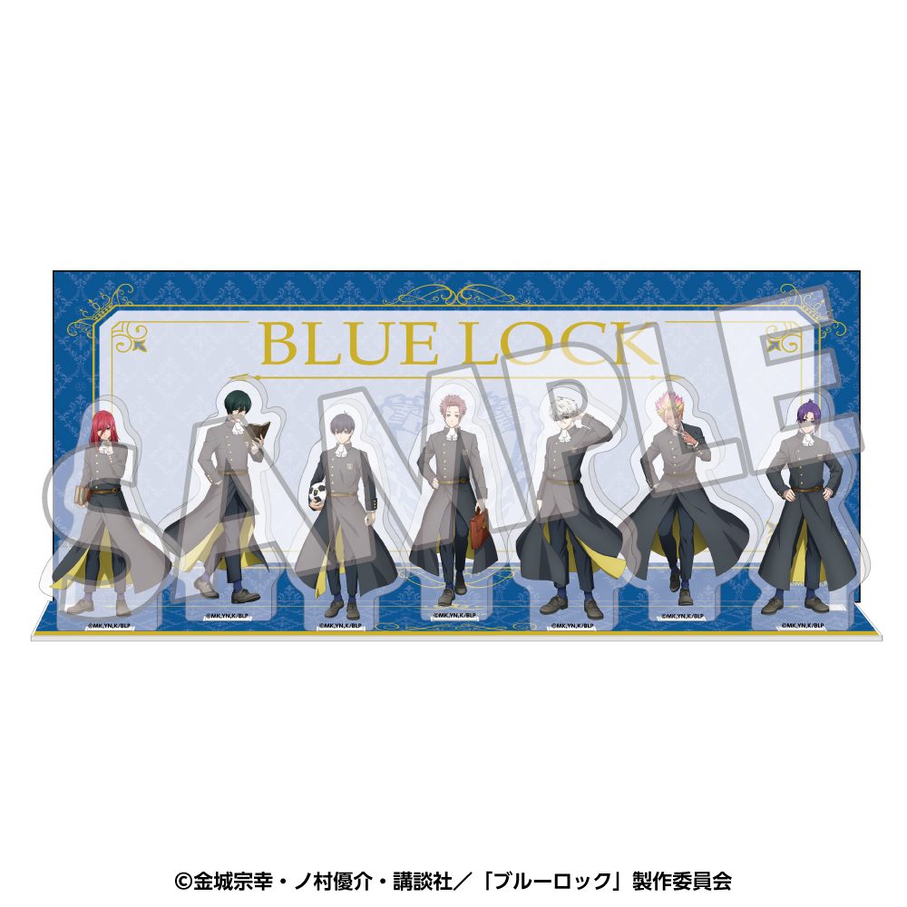 ブルーロック 背景カード付 アクリルジオラマスタンド メモリアル BLUE LOCK ACADEMY ("Blue Lock" Acrylic Diorama Stand with Background Card Memorial Blue Lock Academy)