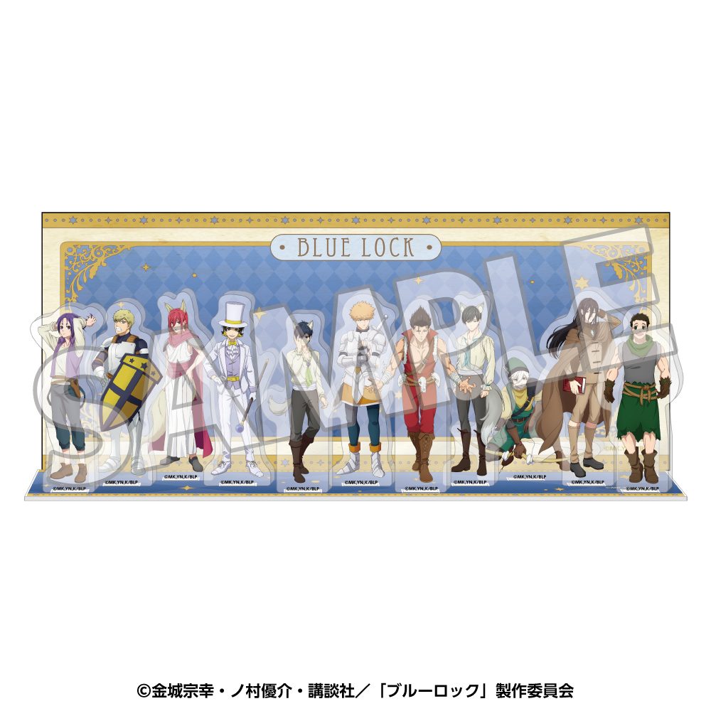 ブルーロック 背景カード付 アクリルジオラマスタンド メモリアル 人狼NIGHT ("Blue Lock" Acrylic Diorama Stand with Background Card Memorial Werewolf Night)