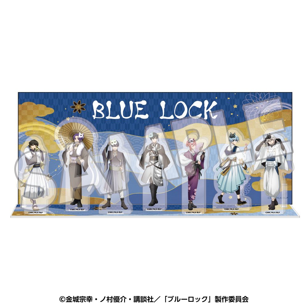 ブルーロック 背景カード付 アクリルジオラマスタンド メモリアル 妖 ("Blue Lock" Acrylic Diorama Stand with Background Card Memorial Ayakashi)