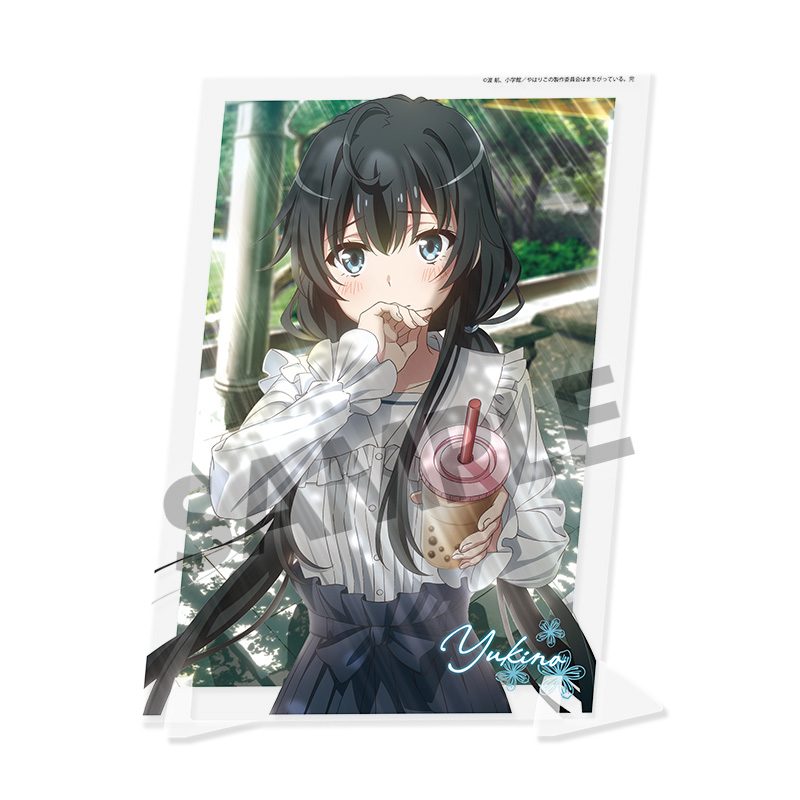 やはり俺の青春ラブコメはまちがっている。完 ビジュアルアクリルプレート 雪ノ下雪乃 公園デートVer. ("Yahari Ore no Seishun Love-come wa Machigatteiru. Kan" Visual Acrylic Plate Yukinoshita Yukino Park Date Ver.)